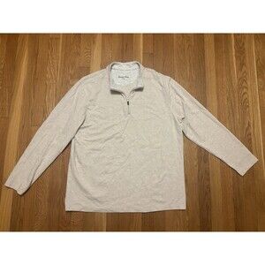 Mizzen + Main Quarter Zip Sweater Performance 1/4 Zip Pullover Sweatshirt XL